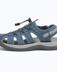 Dannto Trailport N3 - Women's Hiking Sandals blue shown from the side