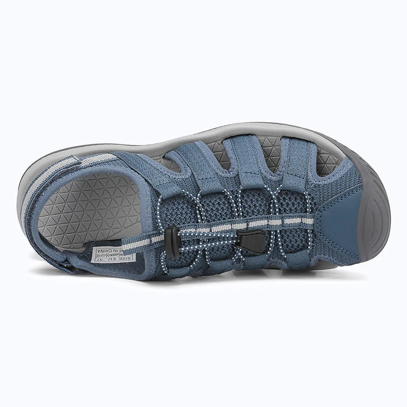 Dannto Trailport N3 - Women's Hiking Sandals blue shown from the top