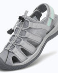 Dannto Trailport N3 - Women's Hiking Sandals gray shown from a three-quarter view
