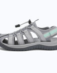 Dannto Trailport N3 - Women's Hiking Sandals gray shown from the side