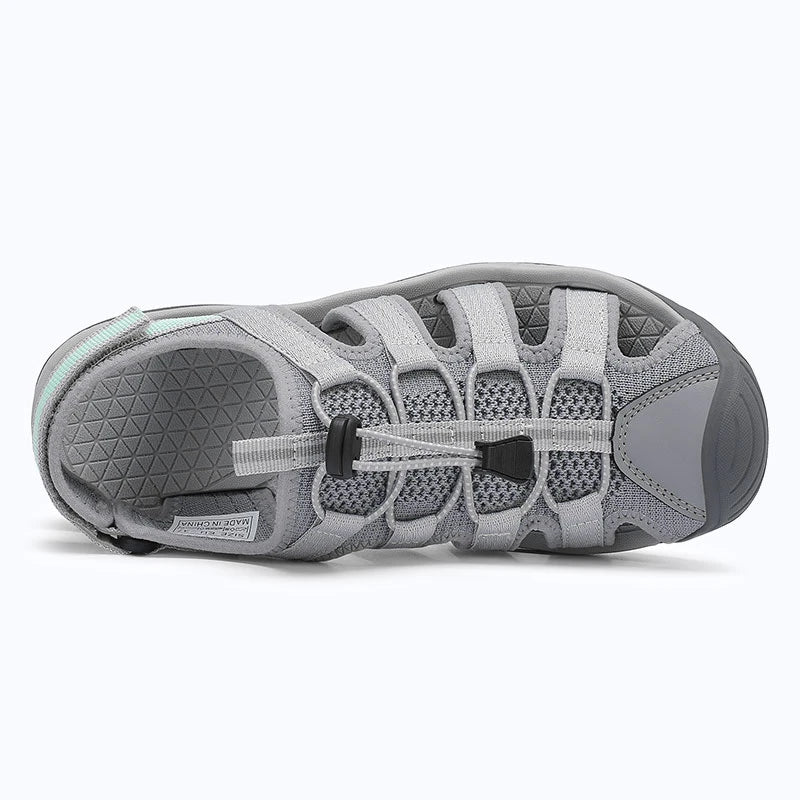 Dannto Trailport N3 - Women's Hiking Sandals gray shown from the top