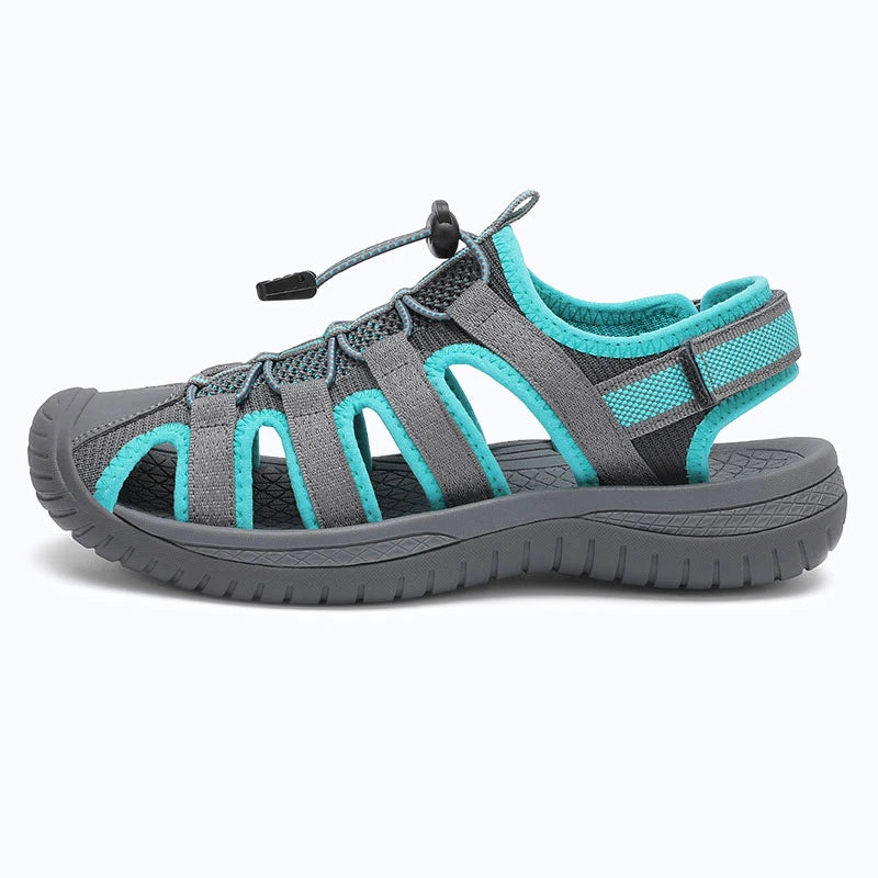 Dannto Trailport N3 - Women's Hiking Sandals green shown from the side