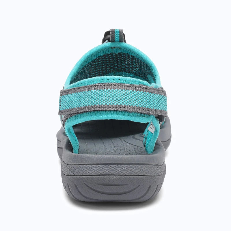 Dannto Trailport N3 - Women's Hiking Sandals green shown from the back