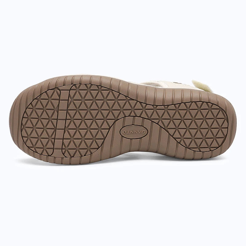 Dannto Trailport H3 - Women's Hiking Sandals beige shown from the bottom
