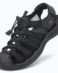 Dannto Trailport H3 - Women's Hiking Sandals black shown from a three quarter view