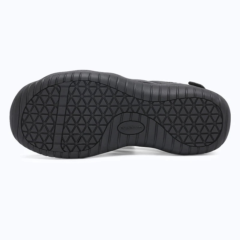 Dannto Trailport H3 - Women's Hiking Sandals black shown from the bottom