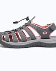 Dannto Trailport H3 - Women's Hiking Sandals gray pink shown from the side