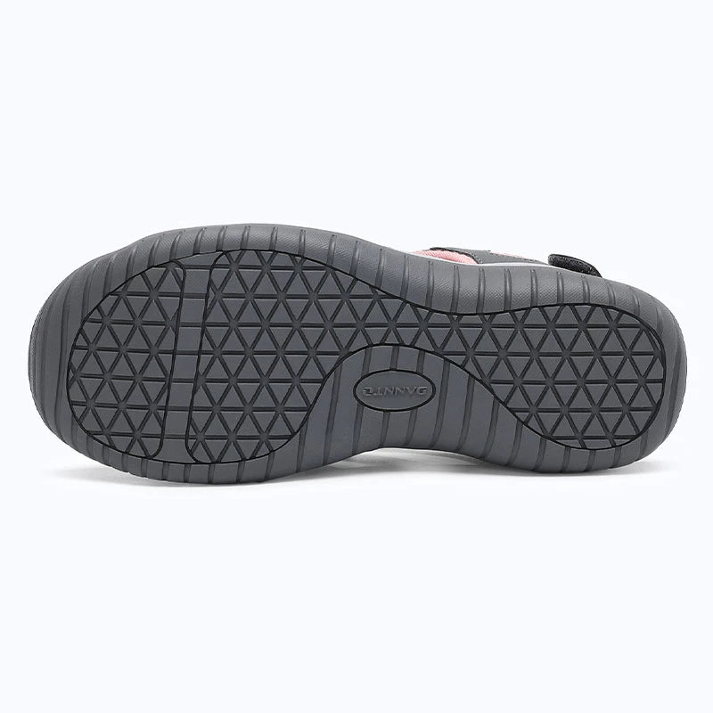 Dannto Trailport H3 - Women's Hiking Sandals gray pink shown from the bottom