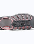 Dannto Trailport H3 - Women's Hiking Sandals gray pink shown from the top