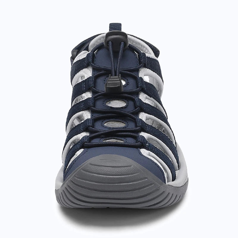 Dannto Trailport H3 - Women's Hiking Sandals navy blue shown from the front