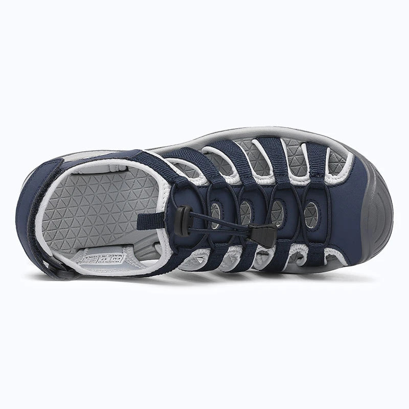 Dannto Trailport H3 - Women's Hiking Sandals navy blue shown from the top