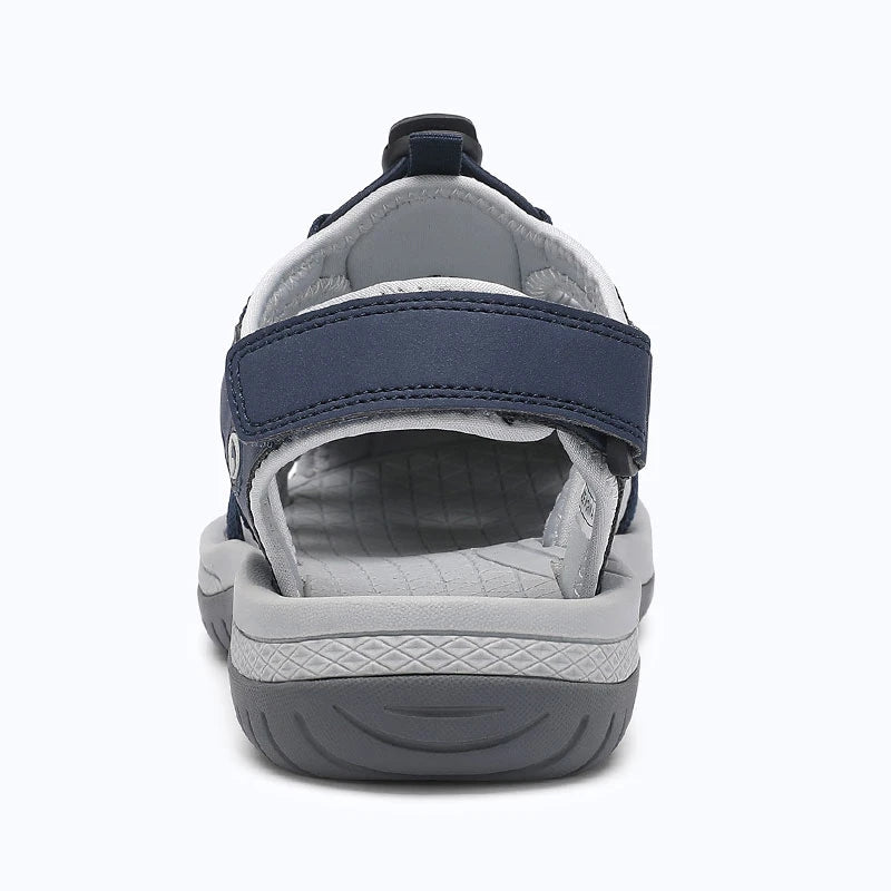 Dannto Trailport H3 - Women's Hiking Sandals navy blue shown from the back