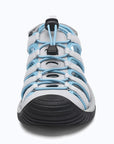 Dannto Trailport H3 - Women's Hiking Sandals white blue shown from the front