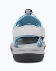 Dannto Trailport H3 - Women's Hiking Sandals white blue shown from the back