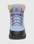 Dannto women‘s blue winter snow Boots shown from the front