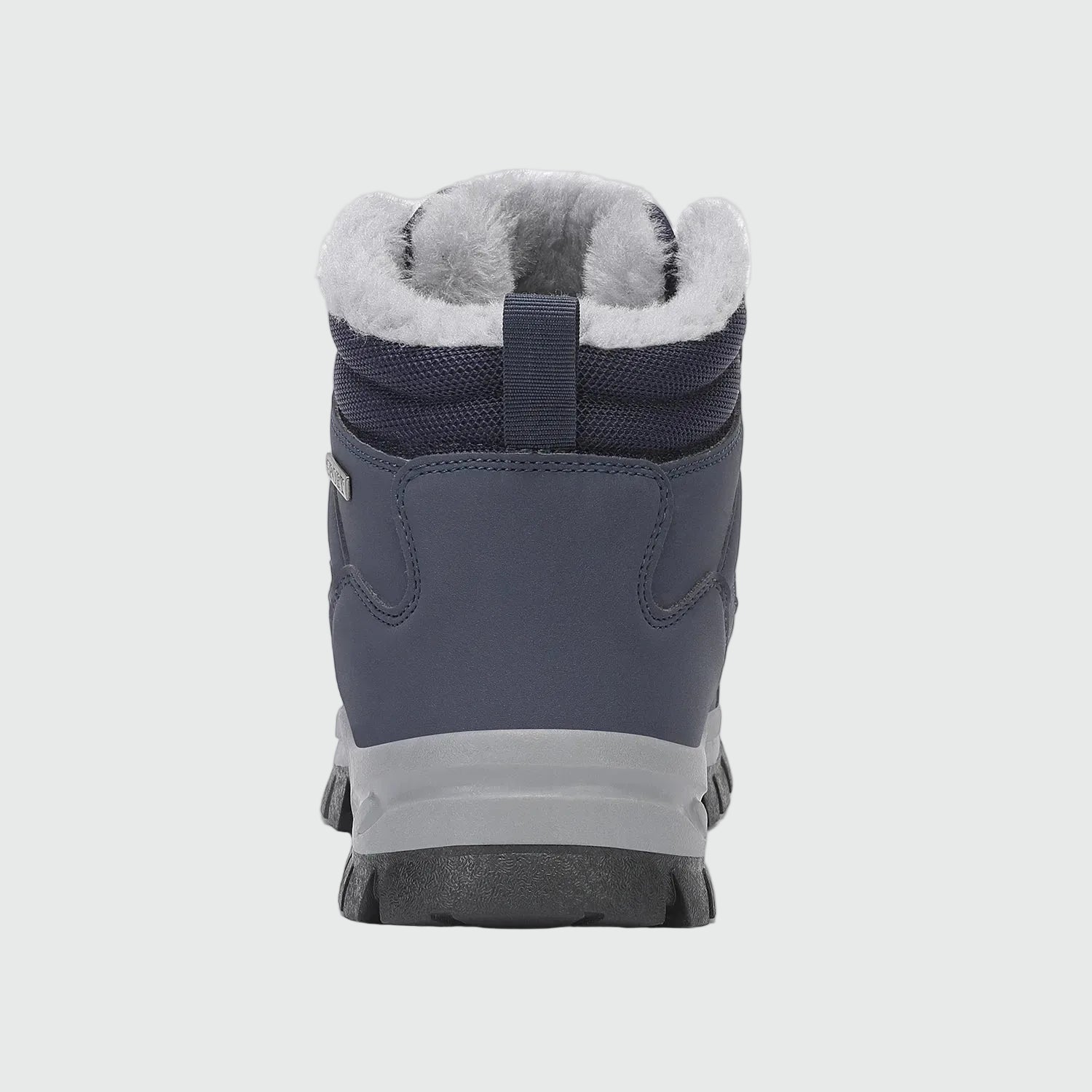 Dannto men‘s blue winter snow Boots shown from the back