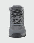 Dannto men‘s gray winter snow Boots shown from the front