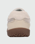 Wide Toe Box Barefoot Shoes Khaki shown from the back
