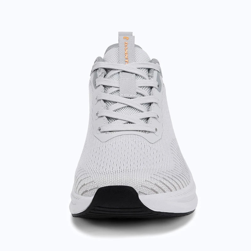Dannto Pathport A7 - Women's Wide Toe Air Cushion Sneakers light gray shown from a front view
