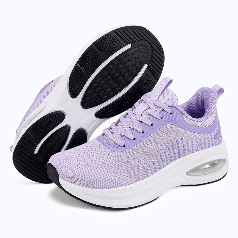 A8 Women’s Wide Toe Box Air Cushion Walking Sneakers