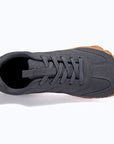 Dannto gray - 3E Width Wide Toe Box Barefoot Walking Shoes shown from the top