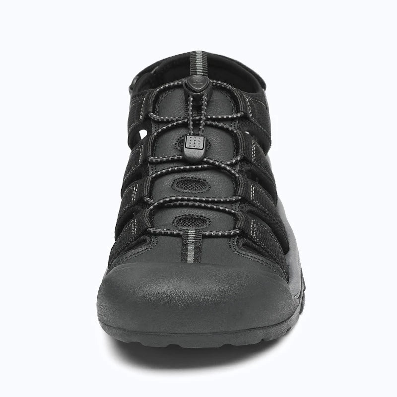 Dannto Trekport N2 - Men's Hiking Sandals black shown from the front
