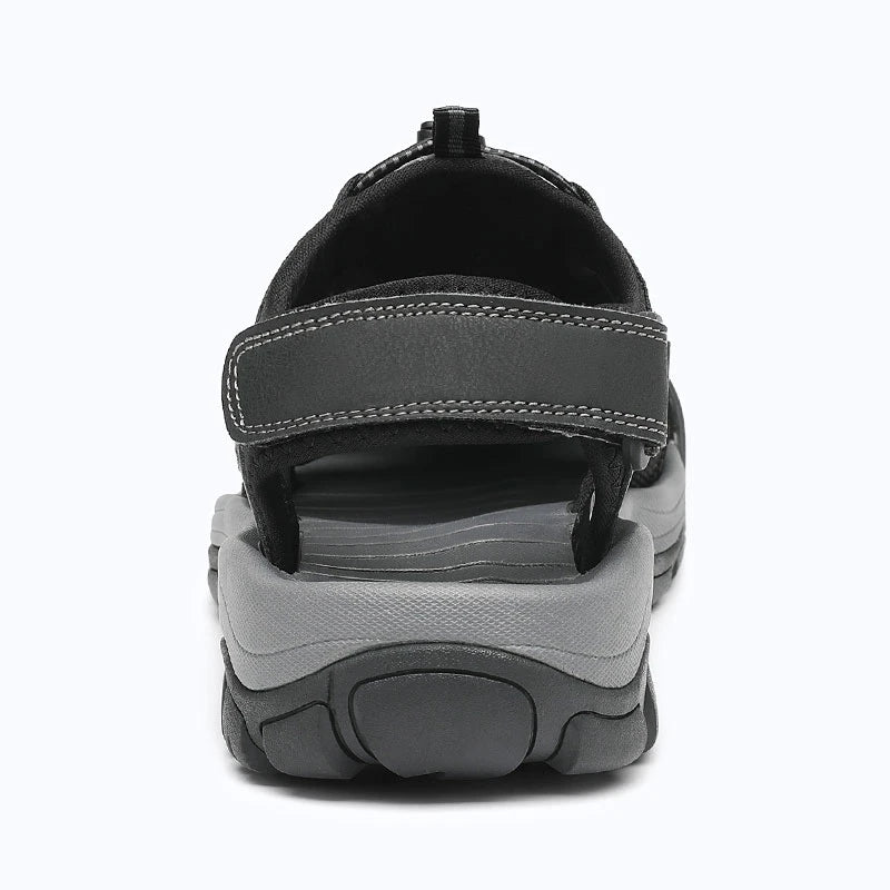 Dannto Trekport N2 - Men's Hiking Sandals black shown from the back