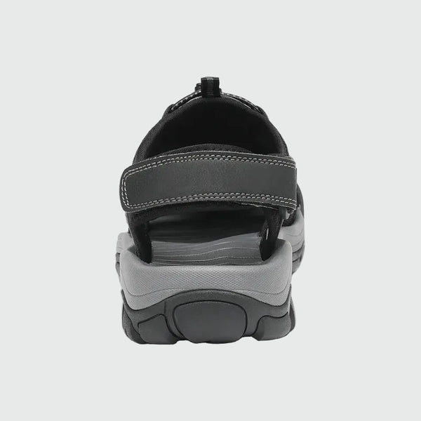 Dannto Trekport N2 - Sandali da trekking da uomo neri mostrati dal retro