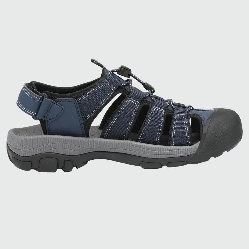 Dannto Trekport N2 - Men's Hiking Sandals  blue shown from the side