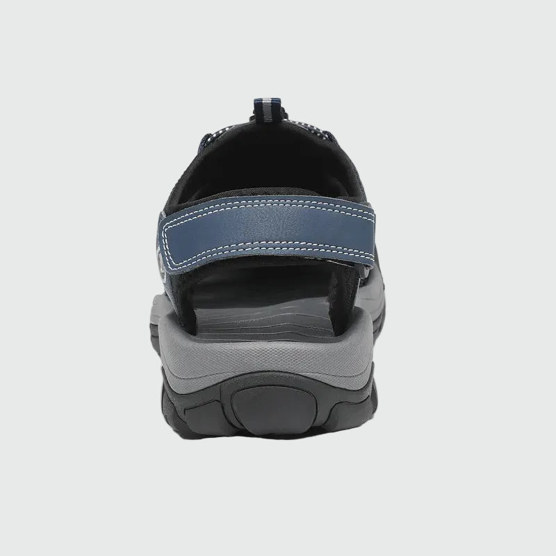 Dannto Trekport N2 - Men's Hiking Sandals blue shown from the back