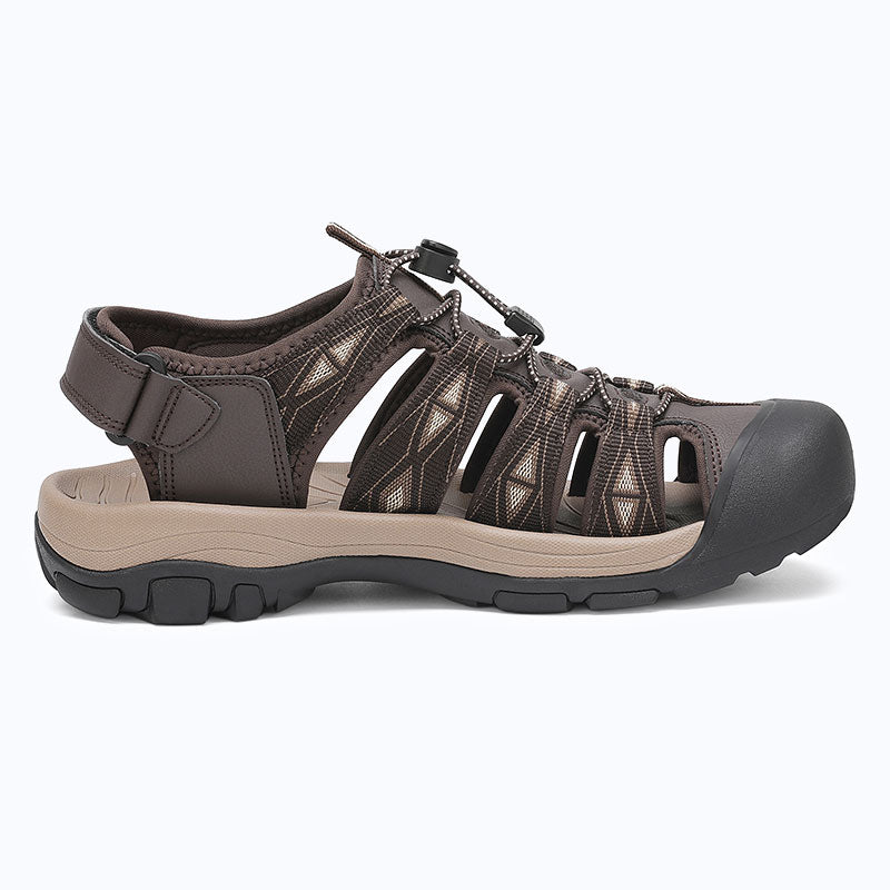 Dannto Trekport N2 - Men's Hiking Sandals  coffee beige shown from the side