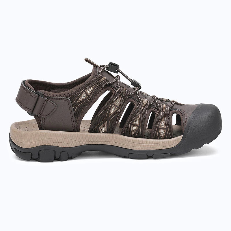 Dannto Trekport N2 - Men's Hiking Sandals  coffee beige shown from the side