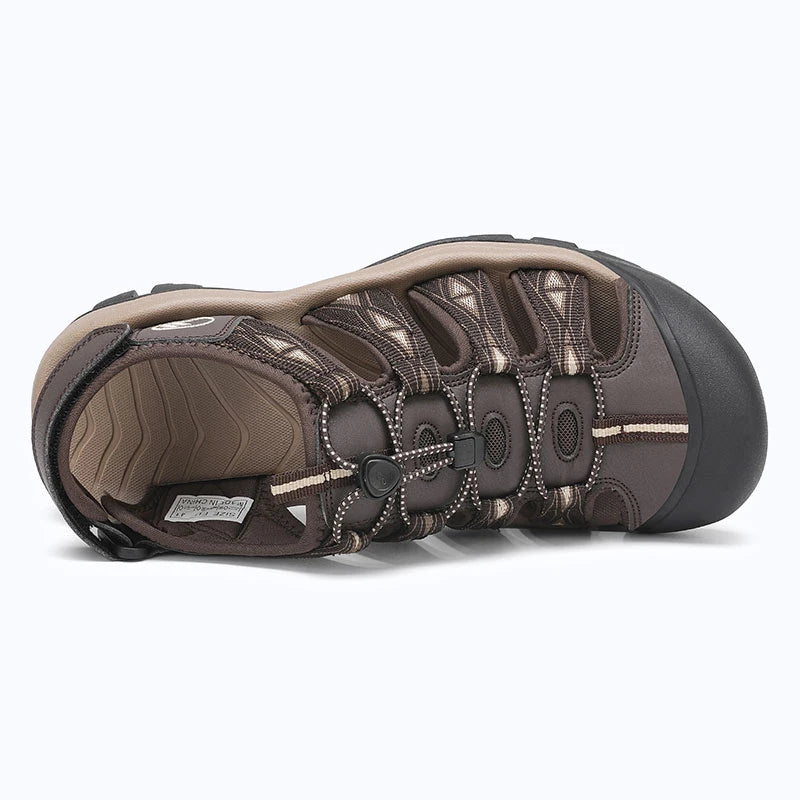 Dannto Trekport N2 - Men's Hiking Sandals coffee beige shown from the top