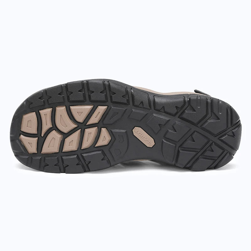 Dannto Trekport N2 - Men's Hiking Sandals coffee beige shown from the bottom