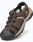 Dannto Trekport N2 - Men's Hiking Sandals dark brown shown from a three-quarter view