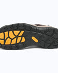 Dannto Trekport N2 - Men's Hiking Sandalsl dark brown shown from the bottom