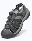 Dannto Trekport N2 - Men's Hiking Sandals gray shown from a three-quarter view