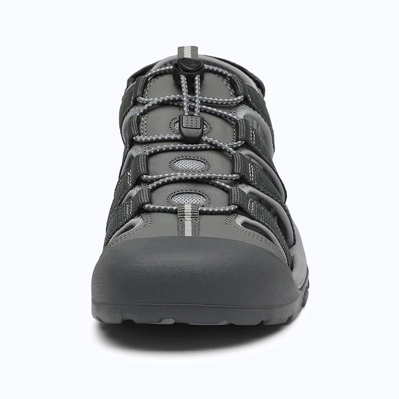 Dannto Trekport N2 - Men's Hiking Sandals gray shown from the front