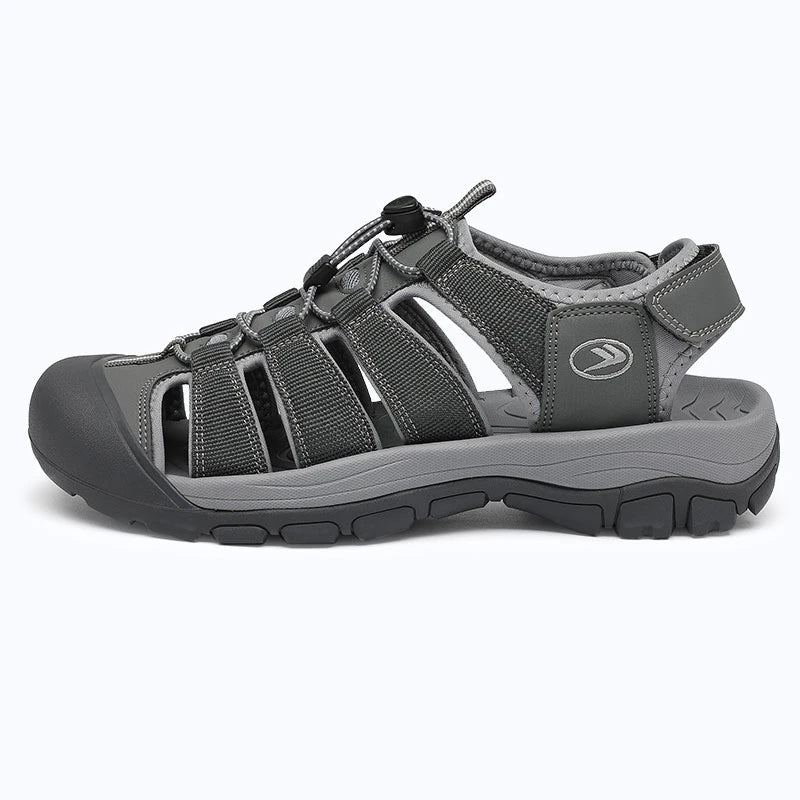 Dannto Trekport N2 - Men's Hiking Sandals gray shown from the side