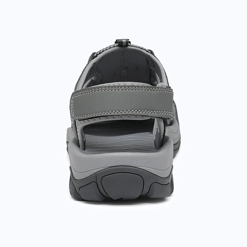 Dannto Trekport N2 - Men's Hiking Sandals gray shown from the back