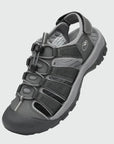 Dannto Trekport N2 - Men's Hiking Sandals gray shown from a three-quarter view