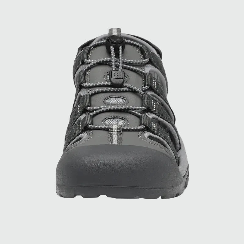 Dannto Trekport N2 - Men's Hiking Sandals gray shown from the front