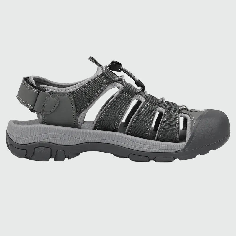 Dannto Trekport N2 - Men's Hiking Sandals gray shown from the side