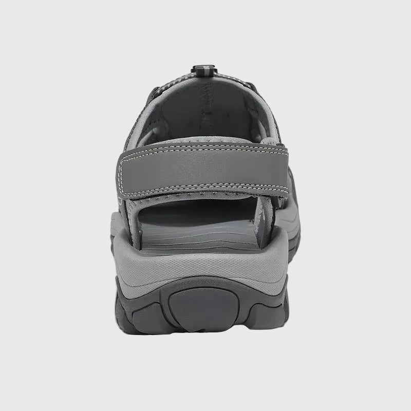 Dannto Trekport N2 - Men's Hiking Sandals gray shown from the back