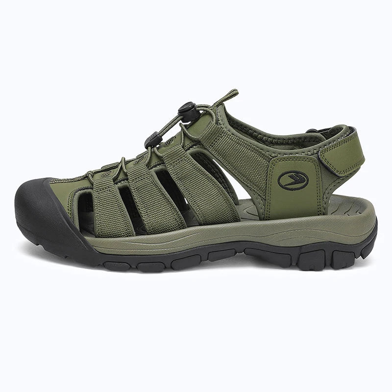 Dannto Trekport N2 - Men's Hiking Sandals green shown from the top