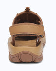 Dannto Trekport N2 - Men's Hiking Sandals light brown shown from the back