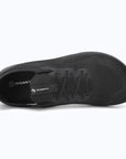 Dannto black zero drop barefoot sneakers shown from the top