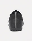 Dannto black zero drop barefoot sneakers shown from the back
