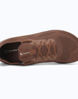 Dannto brown zero drop barefoot sneakers shown from the top