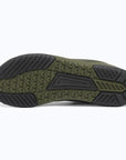 Dannto green zero drop barefoot sneakers shown from the bottom